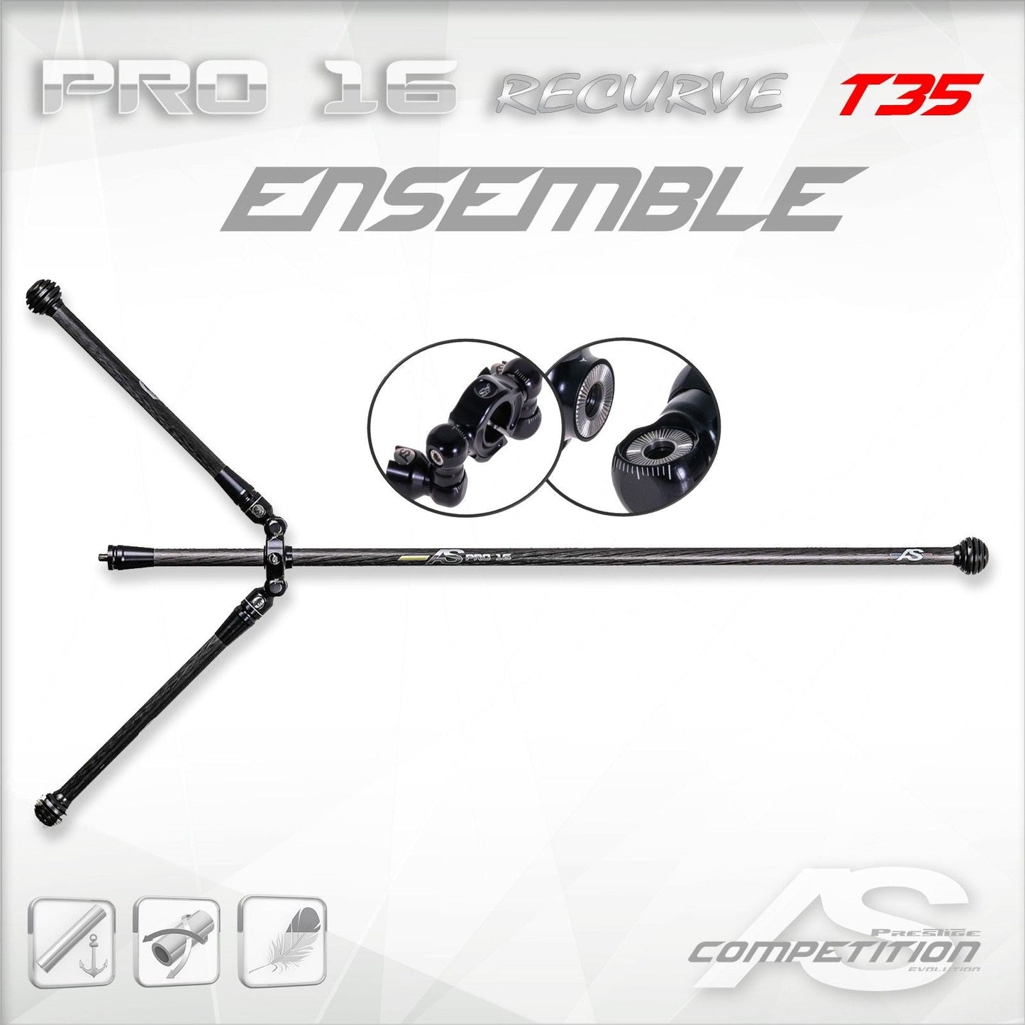 Arc Systeme KIT PRO 16 Recurve T35