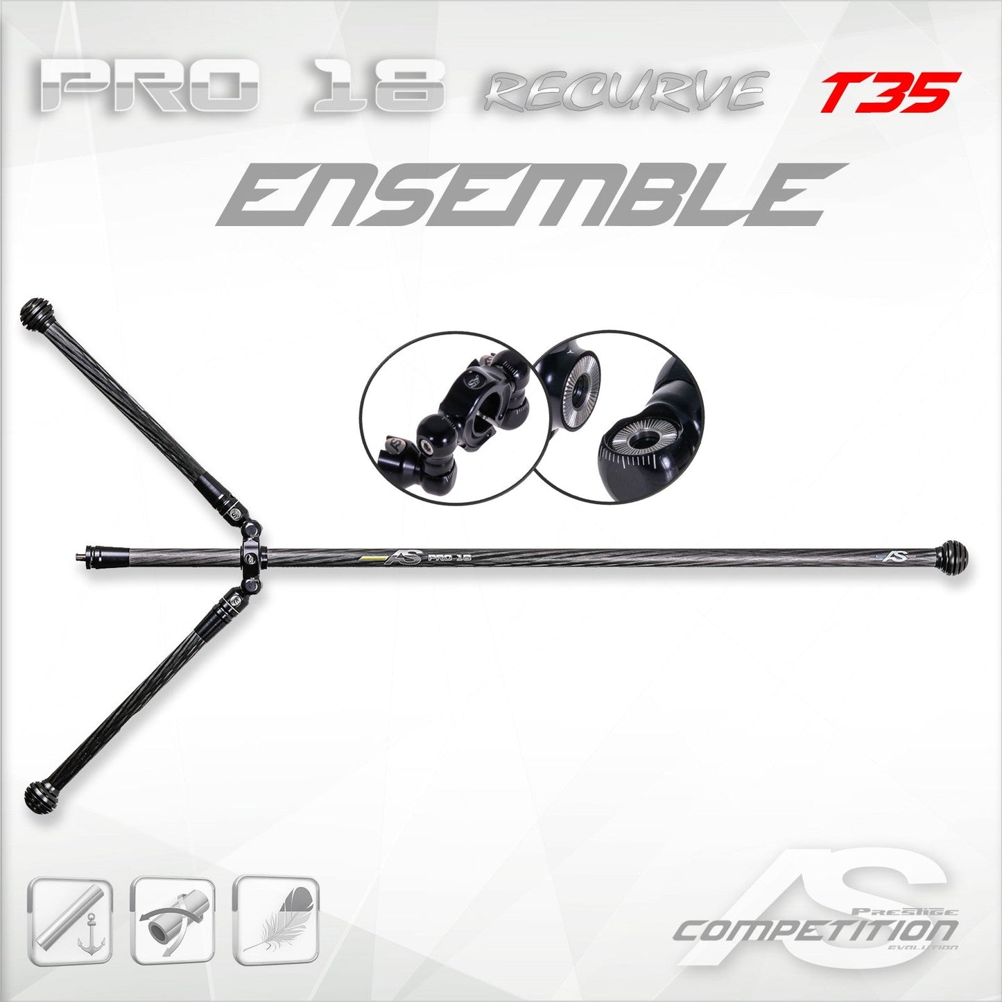 Arc Systeme KIT PRO 18 Recurve T35