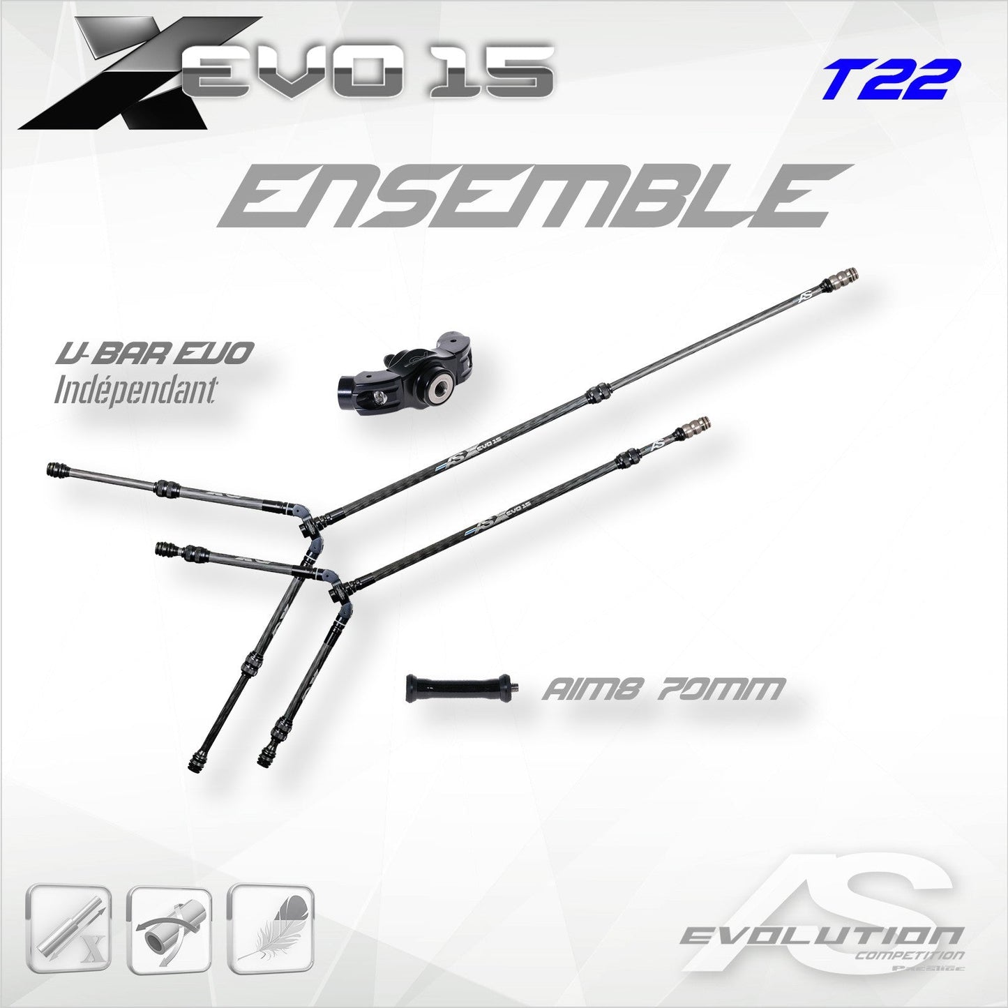 Arc Systeme Telescopic KIT X EVO 15 T22