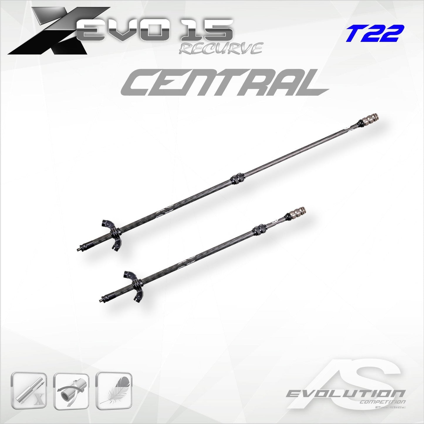 Arc Systeme Telescopic Central X EVO 15 Recurve T22