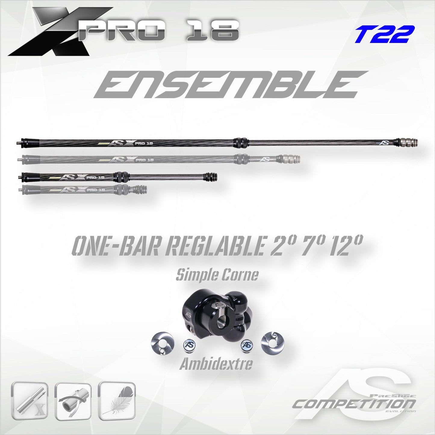 Arc Systeme Telescopic KIT X PRO 18 Trio