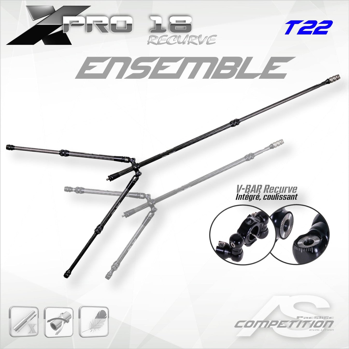 Arc Systeme Telescopic KIT X PRO 18 Recurve