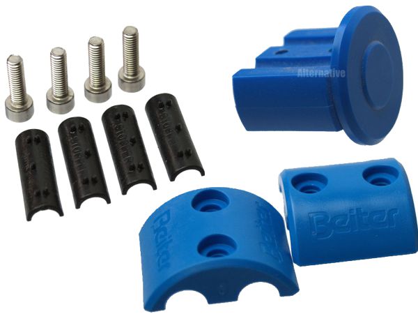 Beiter Endcap (E) for Centralizer - complete - Blue