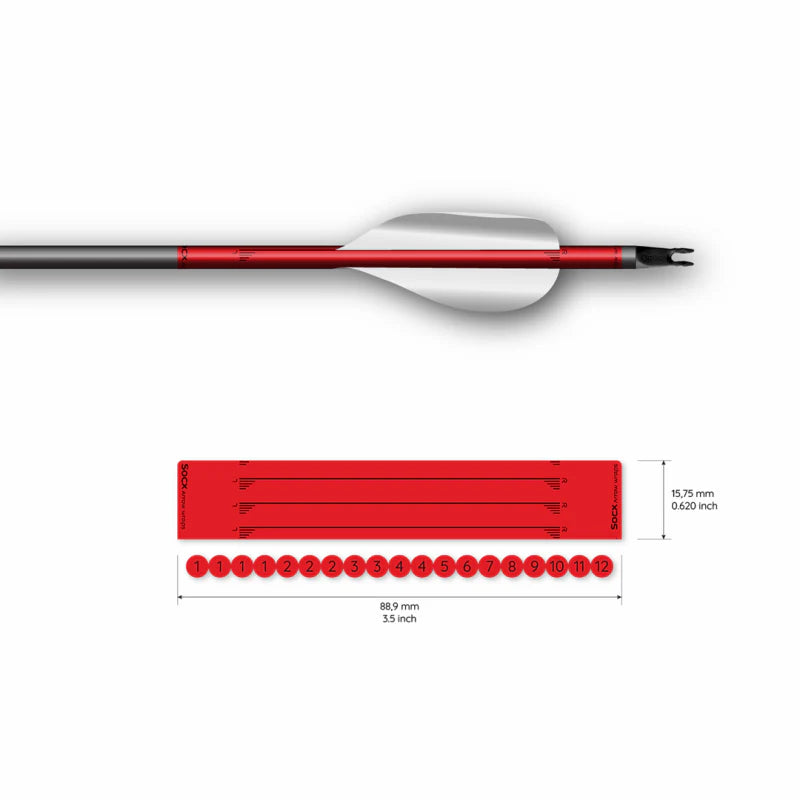 Socx Wrap for Easton X10 - Solid Fluor