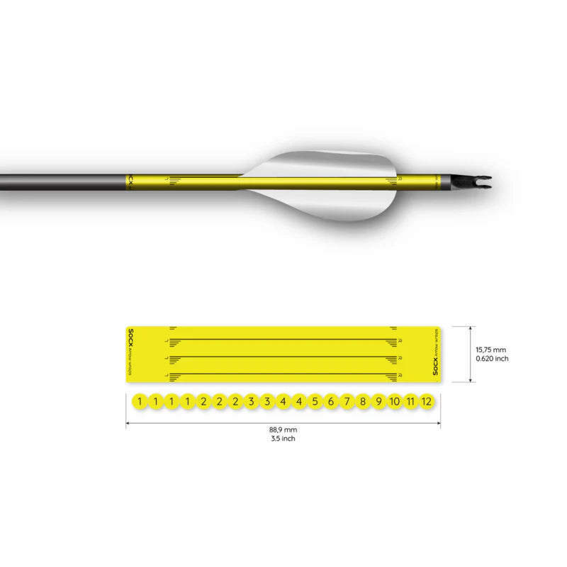 Socx Wrap for Easton X10 - Solid Fluor