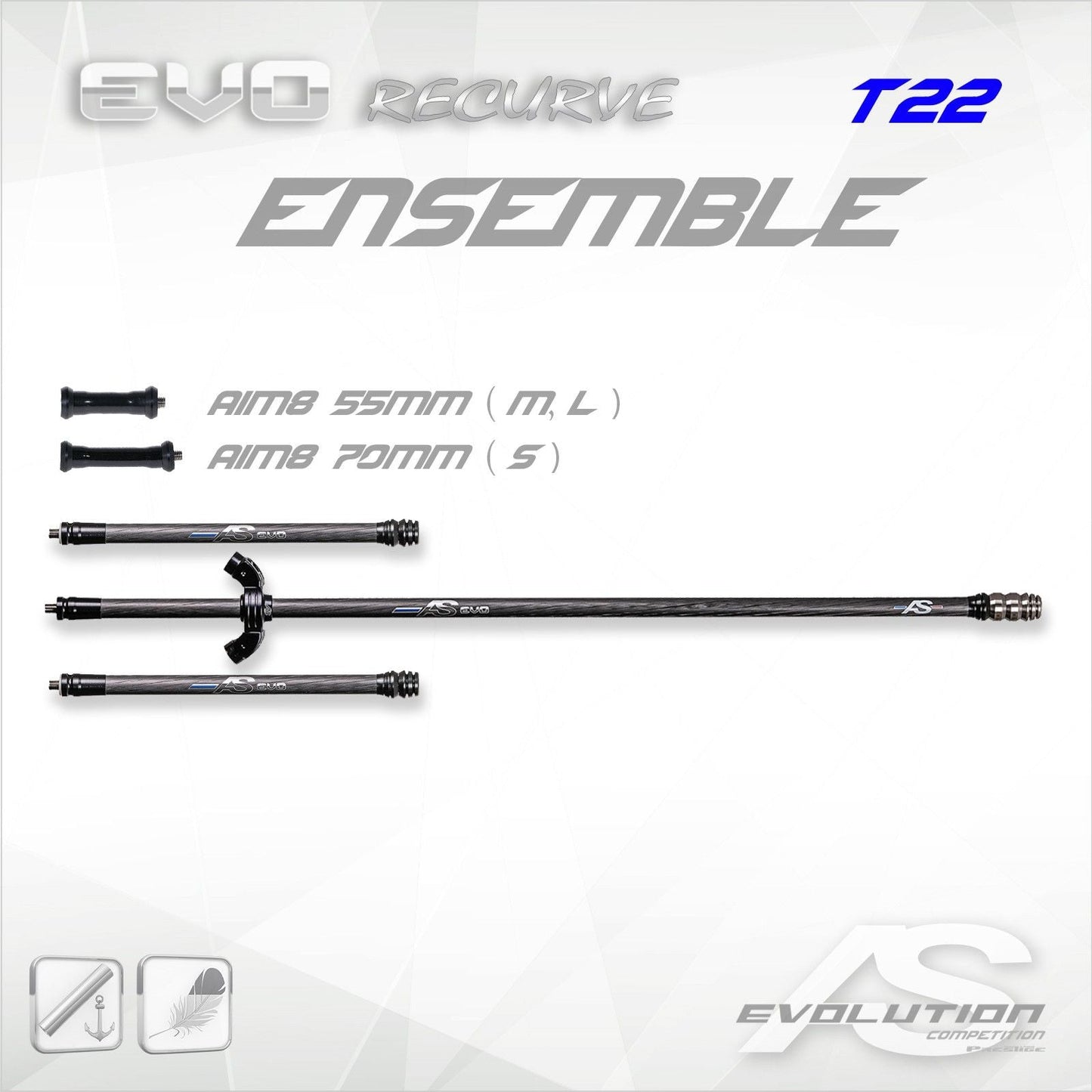 Arc Systeme KIT EVO 15 Recurve T22