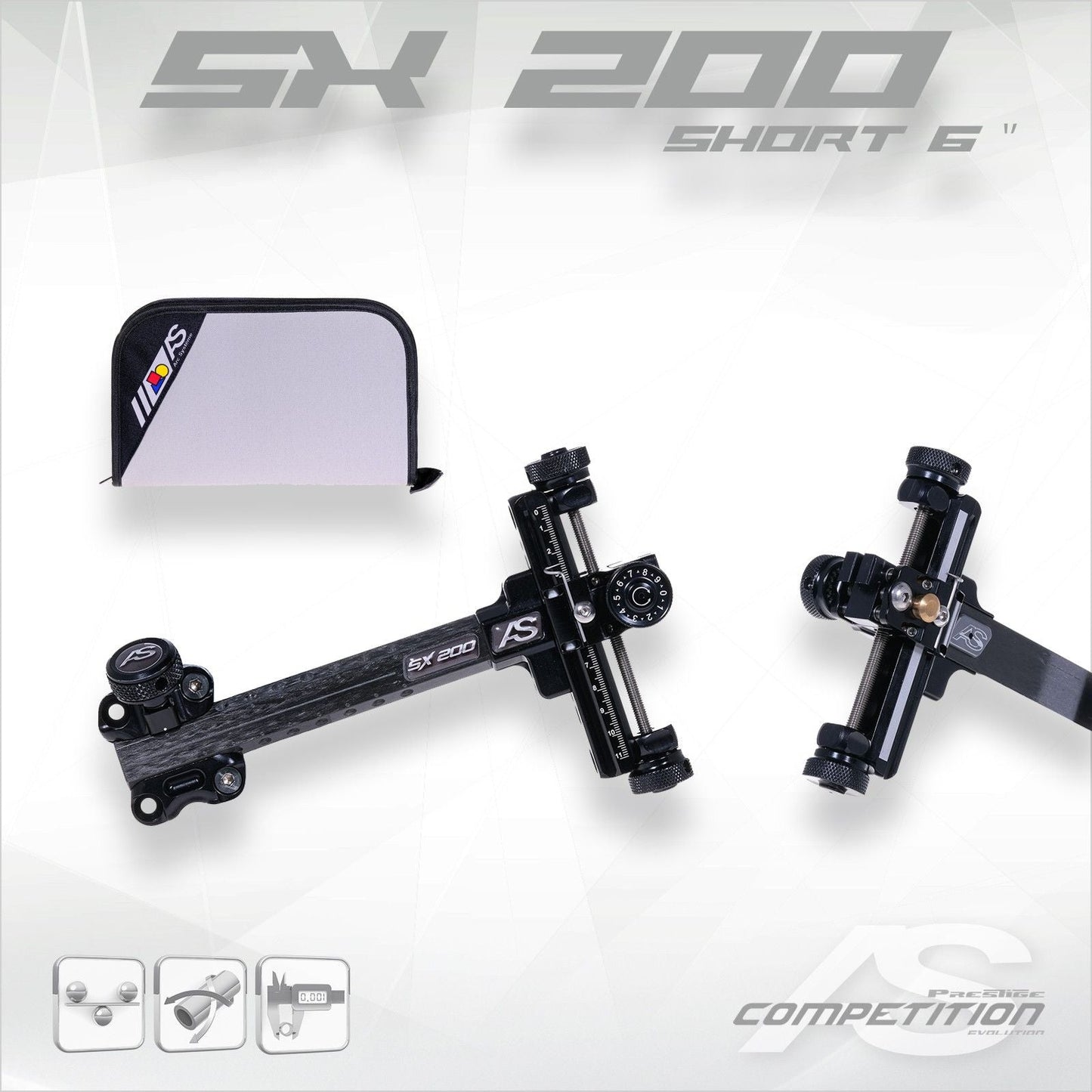 Arc Systeme SX200 SHORT Compound Sight (without scope mount)