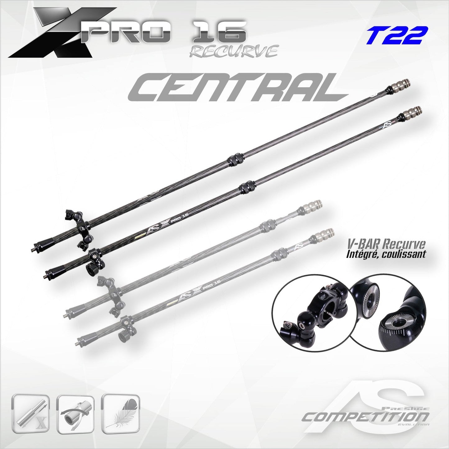 Arc Systeme Telescopic Central X PRO 18 Recurve
