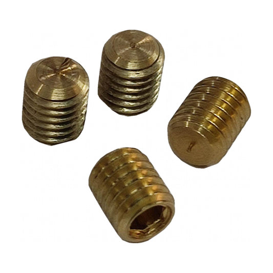 Gillo GT M5x6 Brass Grub Screws (pk/4) - (G03-BLS-01-4)