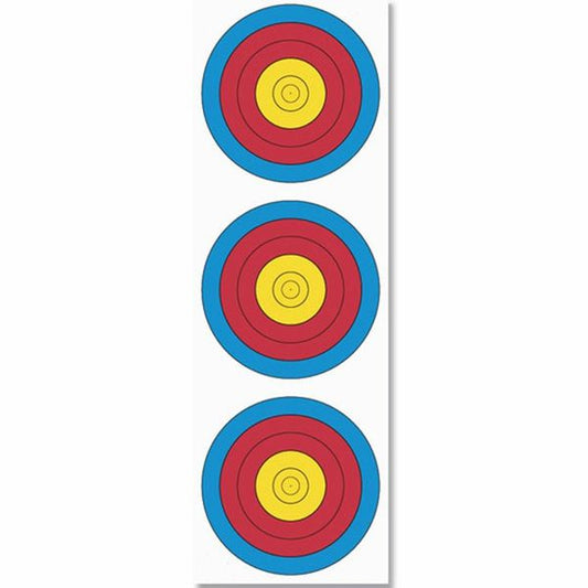 JVD 3x20cm (40cm 3 spot vertical) FITA Target Face STANDARD